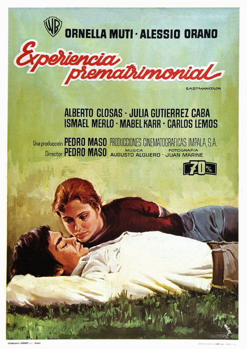 Movie poster for Experiencia prematrimonial (1972)