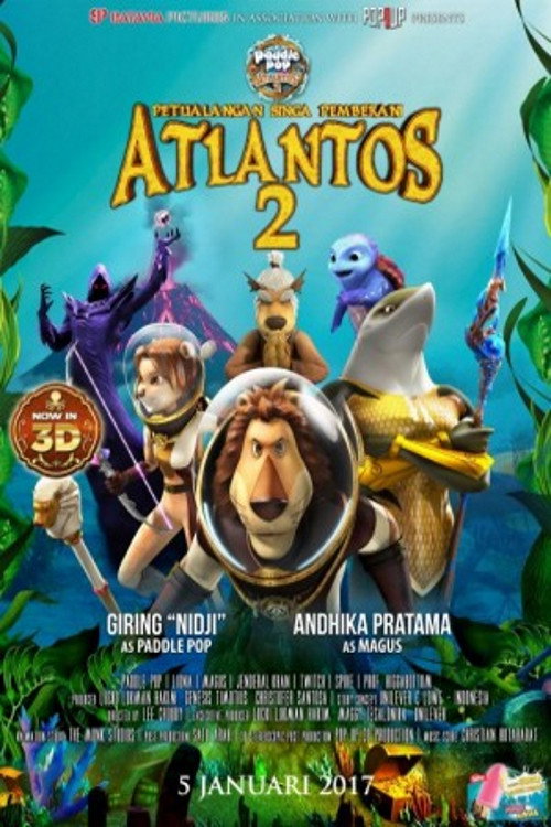 Movie poster for Petualangan Singa Pemberani Atlantos 2 (2016)
