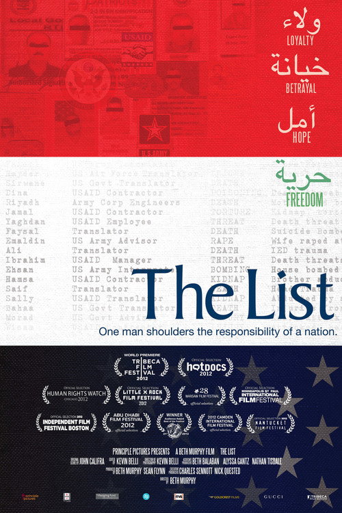 Movie poster for The List (2012)