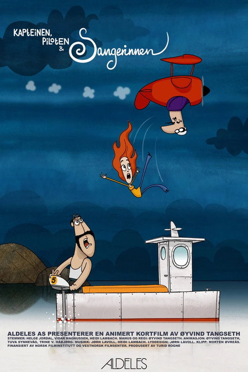 Movie poster for Kapteinen, piloten og sangerinnen (2014)