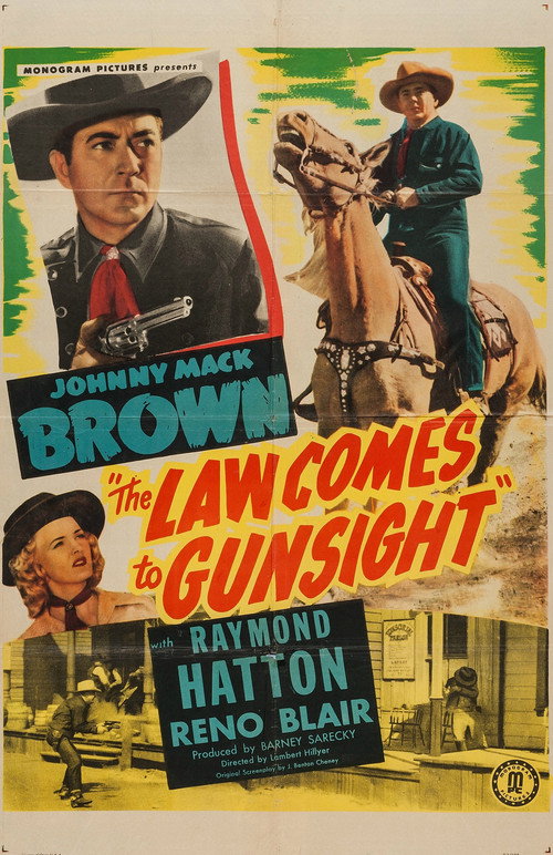 Movie poster for The Law Comes to Gunsight (1947)
