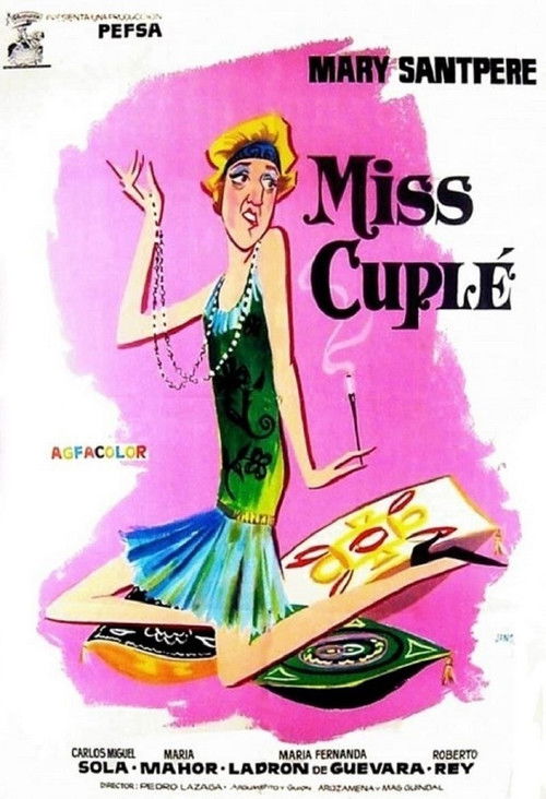 Movie poster for Miss Cuplé (1959)