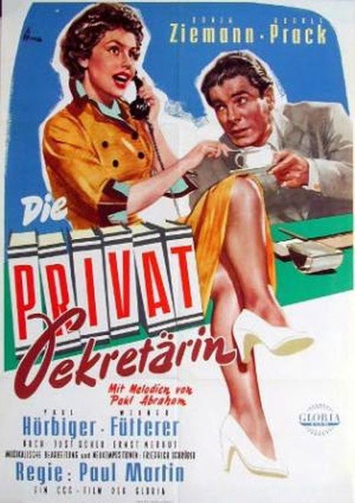 Movie poster for Die Privatsekretärin (1953)