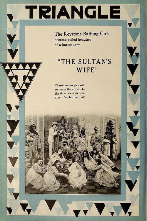 Movie poster for The Sultan's Wife (1917)
