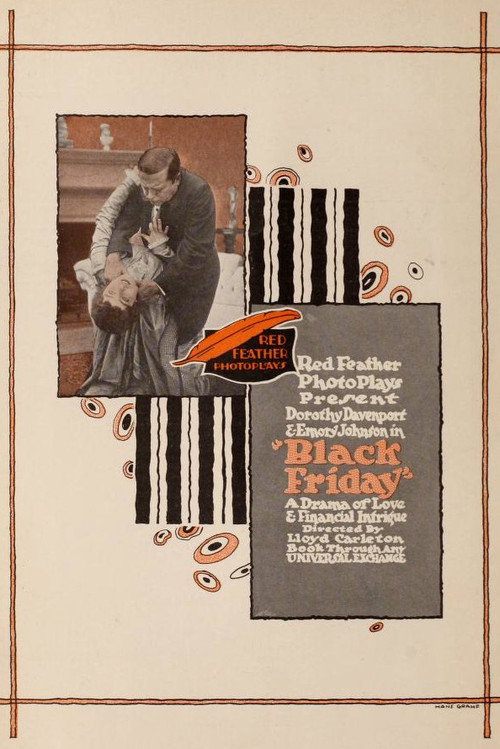 Movie poster for Black Friday (1916)
