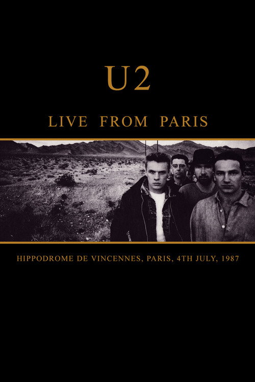 Movie poster for U2 Live from Paris (1987)