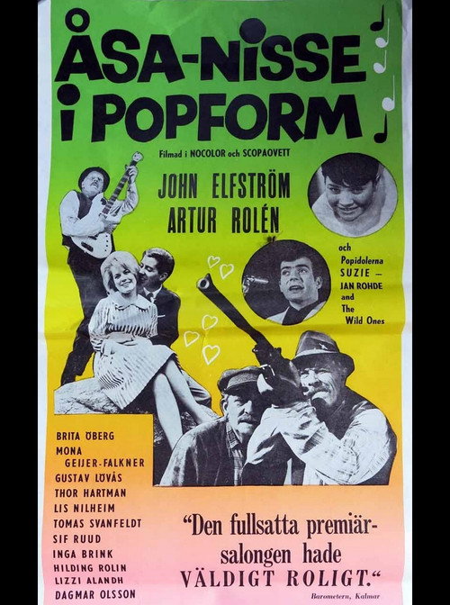 Movie poster for Åsa-Nisse i popform (1964)