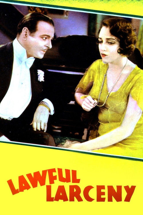 Movie poster for Lawful Larceny (1930)