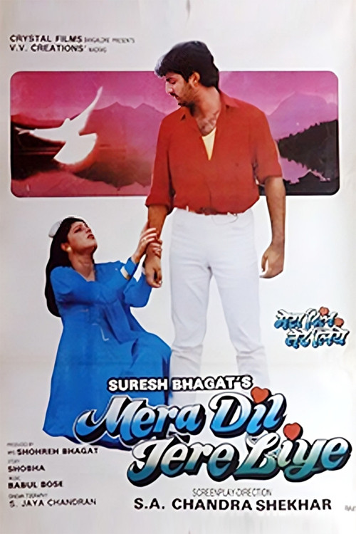 Movie poster for Mera Dil Tere Liye (1992)