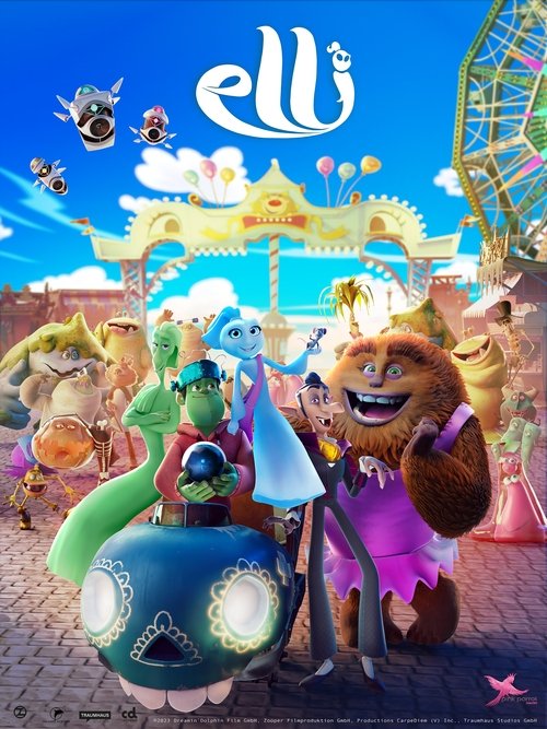 Movie poster for Elli and her Monster Team (2024)