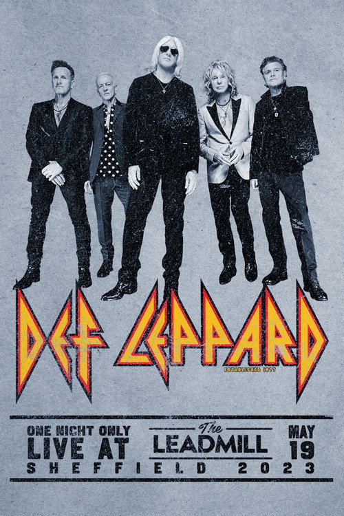 Movie poster for Def Leppard: One Night Only - Live At The Leadmill (2023)
