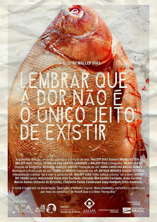 Movie poster for REMIND THAT PAIN IS NOT THE ONLY WAY TO EXIST (2022)