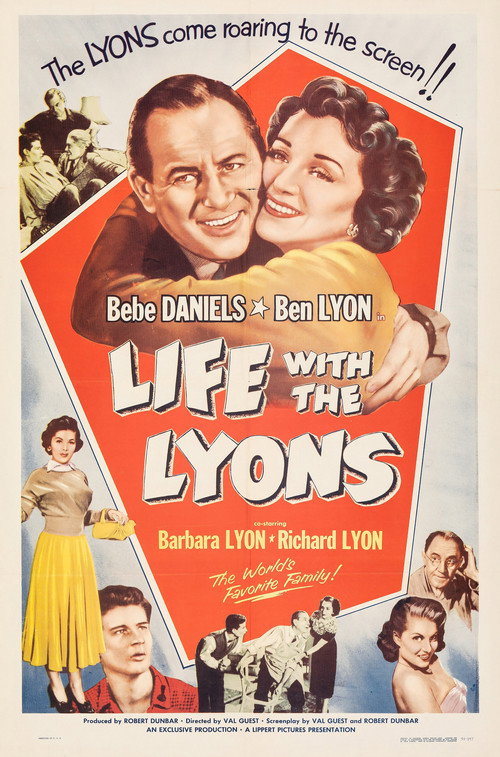 Movie poster for Life with the Lyons (1954)