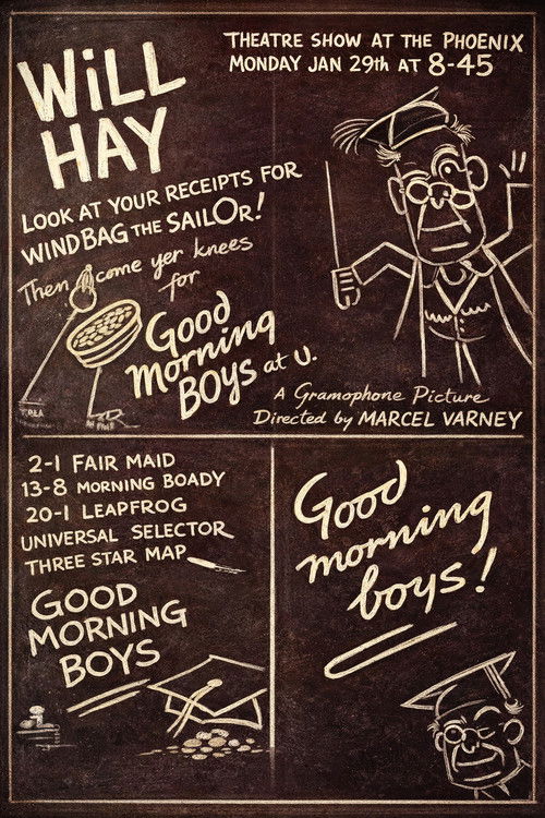 Movie poster for Good Morning, Boys! (1937)