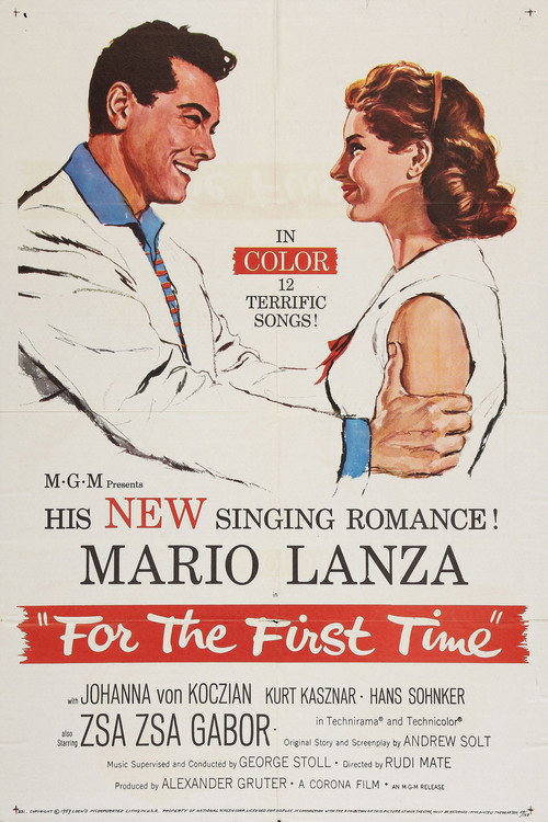 Movie poster for For the First Time (1959)