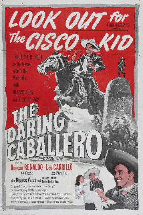 Movie poster for The Daring Caballero (1949)