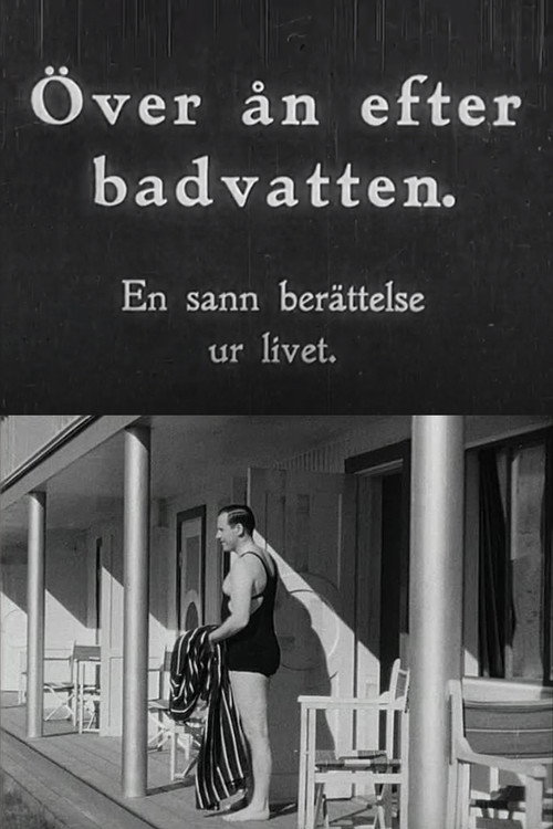 Movie poster for Över ån efter badvatten (1933)
