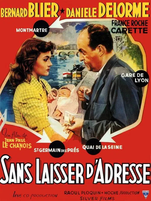 Movie poster for Without Leaving an Address (1951)