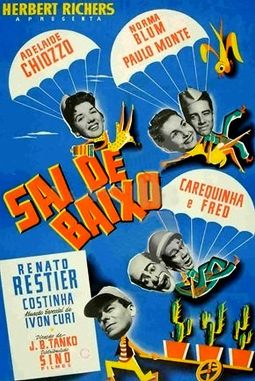 Movie poster for Sai de Baixo (1956)