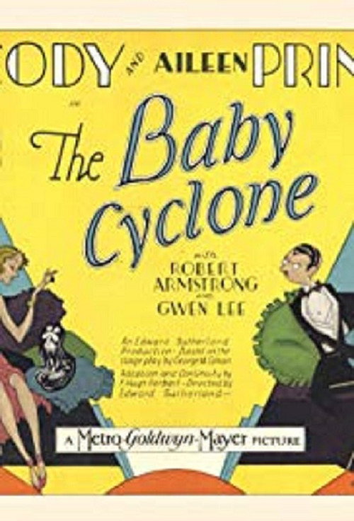 Movie poster for The Baby Cyclone (1928)
