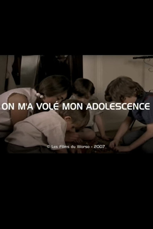 Movie poster for On m'a volé mon adolescence (2008)
