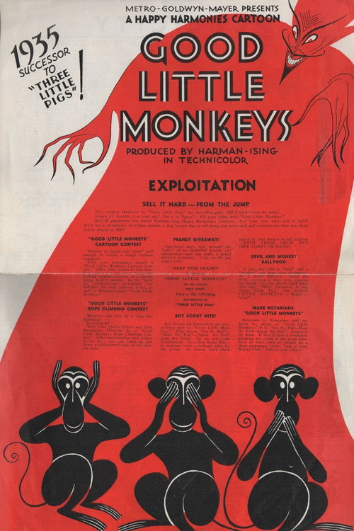 Movie poster for Good Little Monkeys (1935)