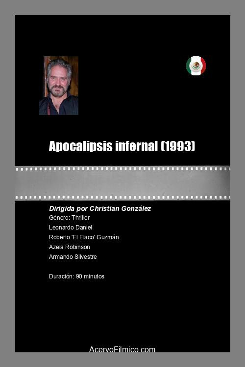 Movie poster for Apocalipsis infernal (1993)