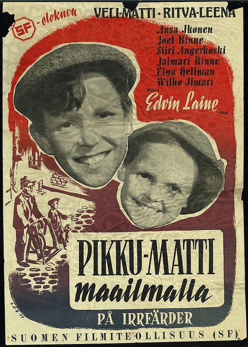 Movie poster for Pikku-Matti maailmalla (1947)
