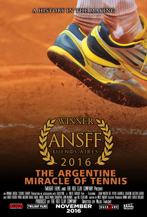 Movie poster for The Argentine Miracle of Tennis (2016)