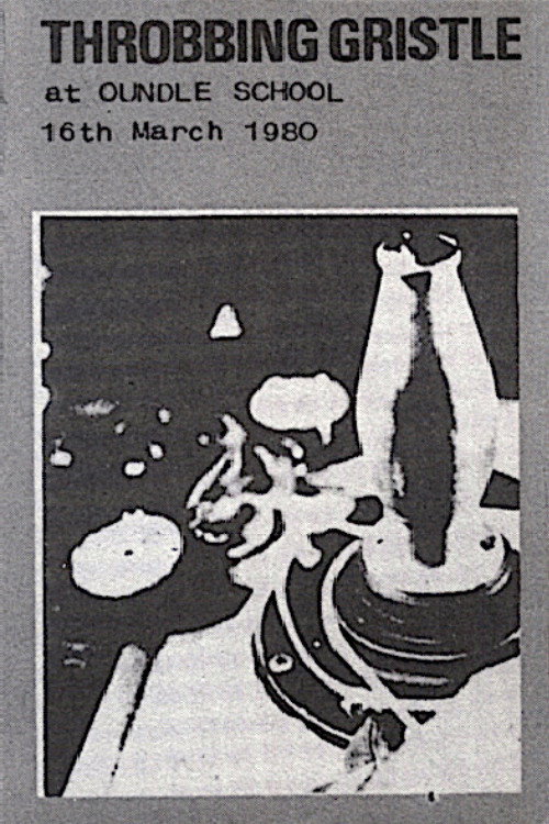 Movie poster for Throbbing Gristle: Live at Oundle School, 16th March 1980 (1980)