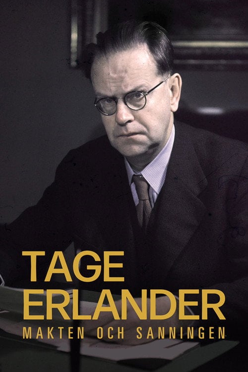 Series poster for Tage Erlander – makten och sanningen (2020)