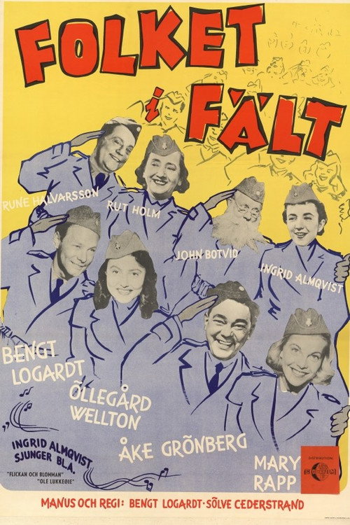 Movie poster for Folket i fält (1953)