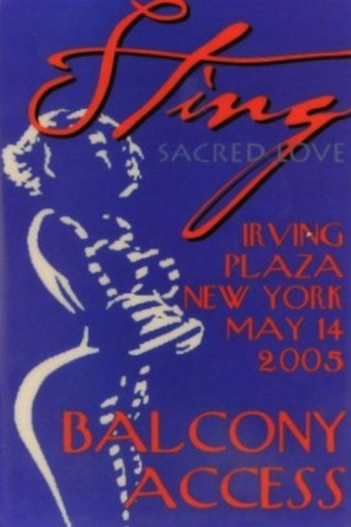 Movie poster for Sting Live At Irving Plaza (2016)