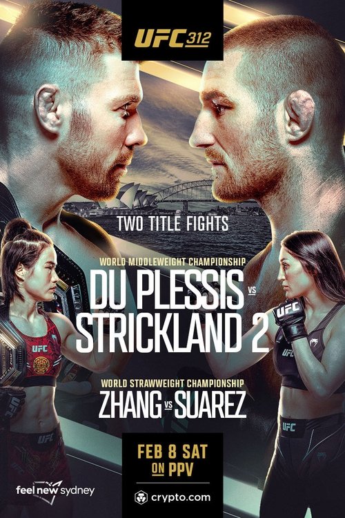 Movie poster for UFC 312: Du Plessis vs. Strickland 2 (2025)