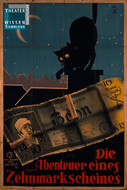 Movie poster for Adventures of a Ten Mark Note (1926)