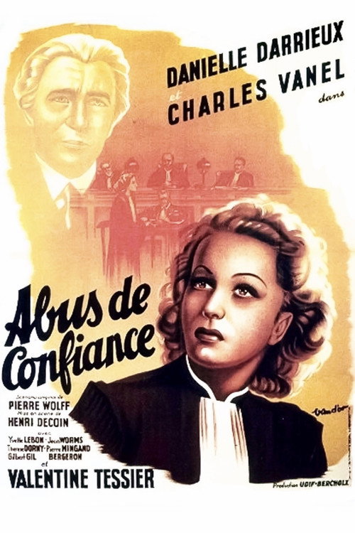 Movie poster for Abused Confidence (1937)