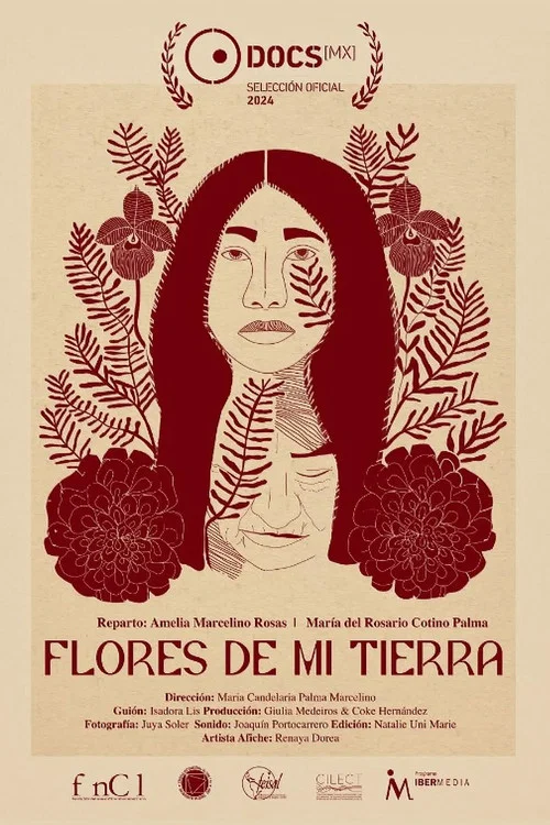 Movie poster for Flores de mi tierra (2025)