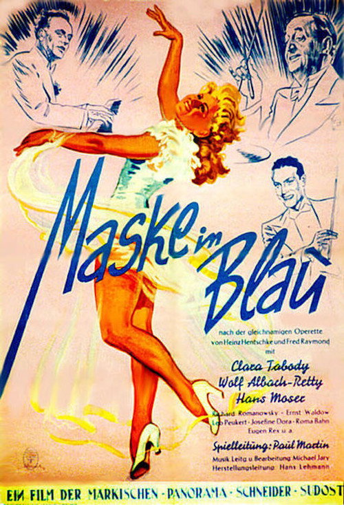Movie poster for Mask in Blue (1943)