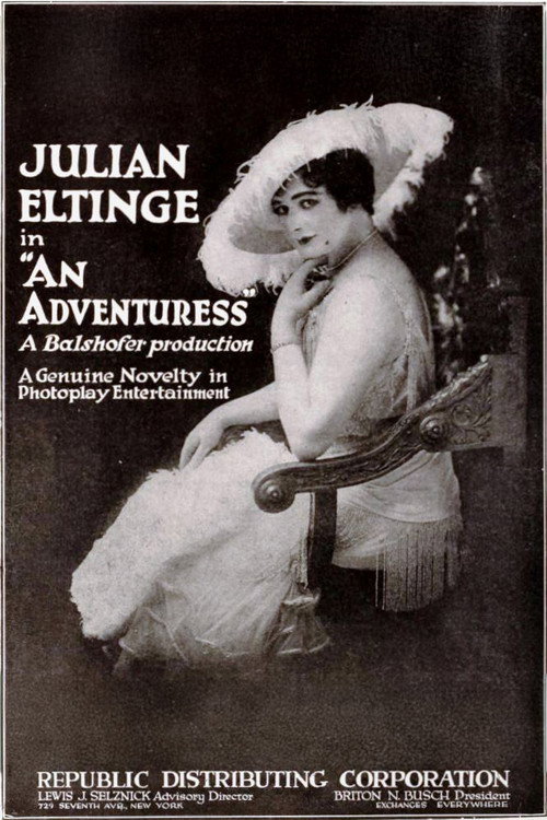 Movie poster for An Adventuress (1920)