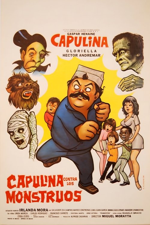 Movie poster for Capulina vs. the Monsters (1974)