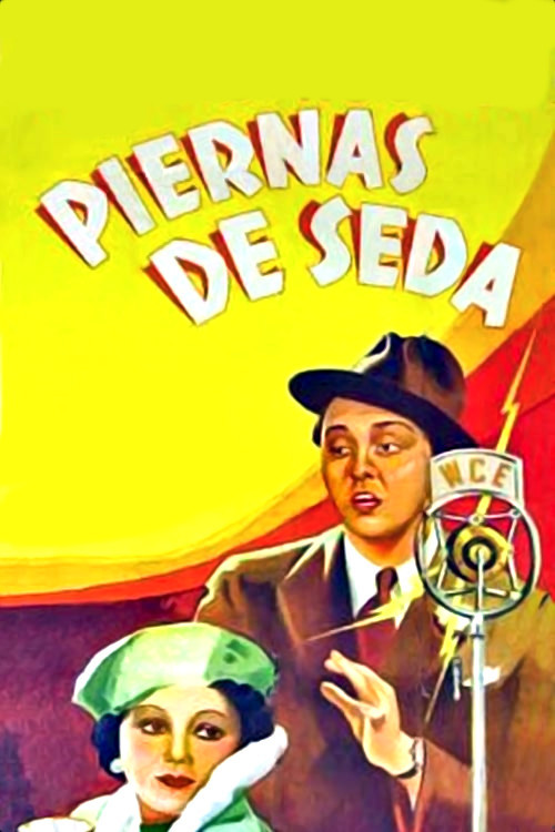 Movie poster for Piernas de seda (1935)