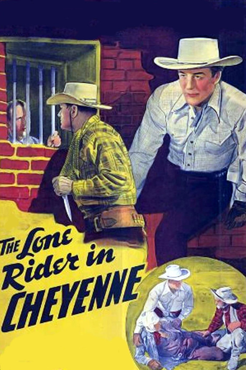 Movie poster for The Lone Rider in Cheyenne (1942)