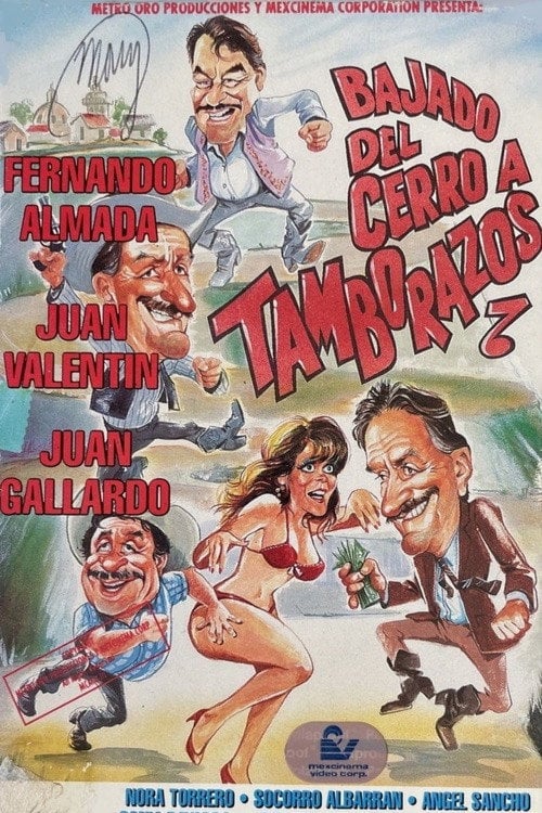 Movie poster for Bajado del cerro a tamborazos (1993)
