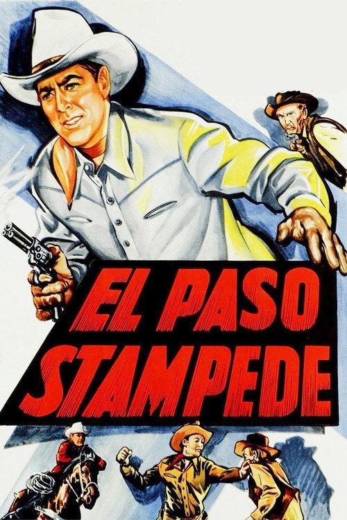 Movie poster for El Paso Stampede (1953)