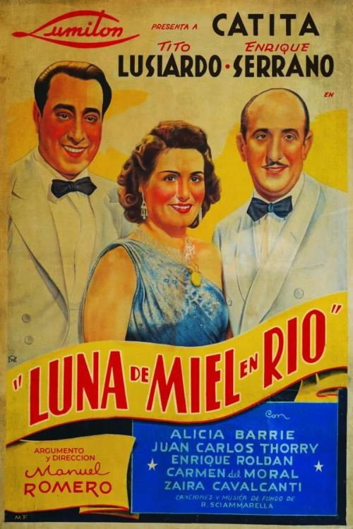 Movie poster for Luna de miel en Río (1940)