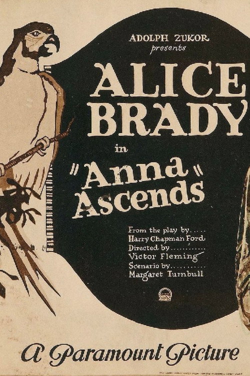 Movie poster for Anna Ascends (1922)