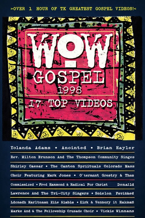 Movie poster for WOW Gospel 1998 (1998)