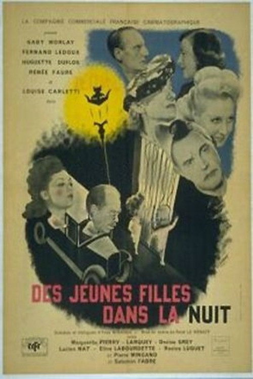 Movie poster for Des jeunes filles dans la nuit (1943)