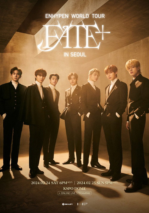 Movie poster for Enhypen World Tour 'Fate+' In Seoul (2024)