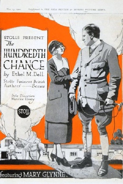 Movie poster for The Hundredth Chance (1920)